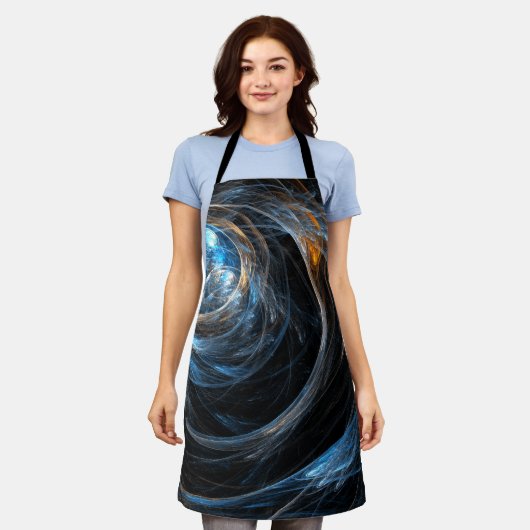 Tablier Autour du World Abstrait Art Apron (Porté)