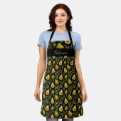 Tablier Avacado Custom Monogram Apron (Porté)