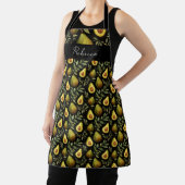 Tablier Avacado Custom Monogram Apron (Insitu)