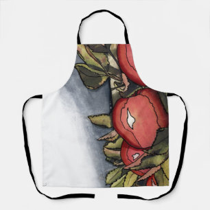 Tablier avec Aquarelle Apple