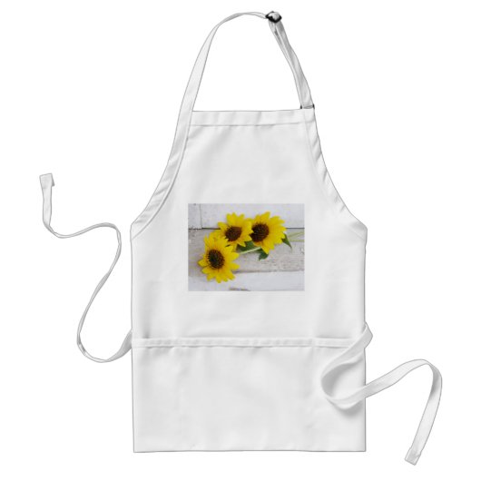 Tablier avec des tournesols (Devant)