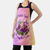 Tablier Avec Dieu Papillon Fleur Art Inspiration (Insitu)