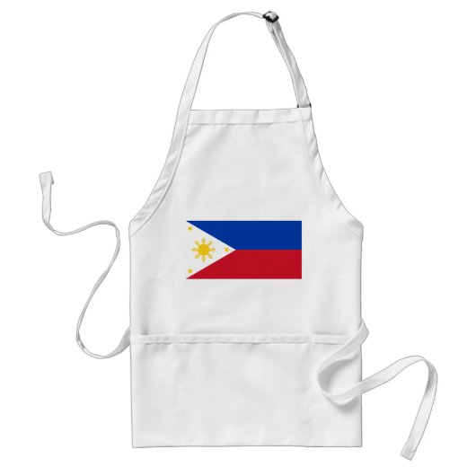Tablier avec drapeau des Philippines (Devant)