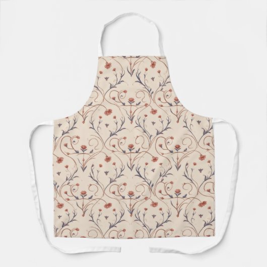 Tablier avec impression intégrale de vigne Amour, (Recto)