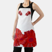 Tablier avec imprimé floral et tissu de porc. (Insitu)