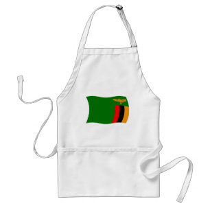 Tablier avec le drapeau de la Zambie
