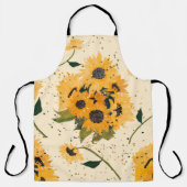 Tablier avec tournesol (Recto)