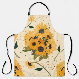 Tablier avec tournesol