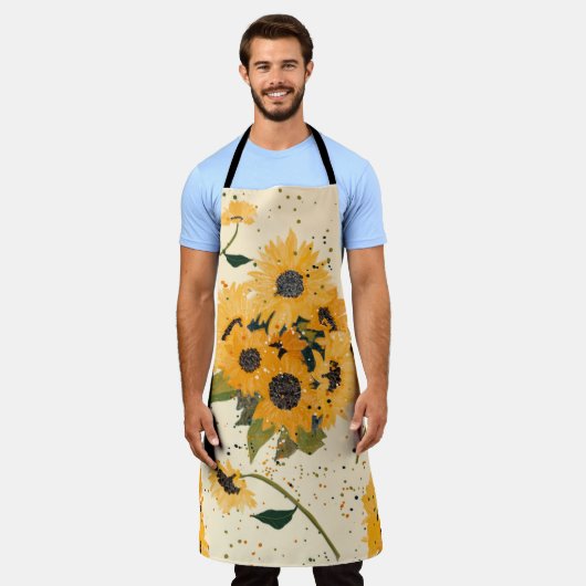 Tablier avec tournesol (Porté)