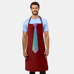 Tablier avec une cravate amusante barbecue Dk roug