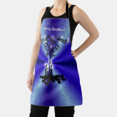 Tablier Avent, Artdeco de Noël sur Blue Green Rainbow (Insitu)