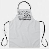 Tablier Aventure cool commence amateurs de camping (Recto)