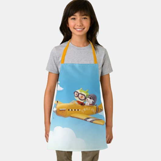 Tablier Aventure en vol avec chien (Insitu)