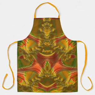 Tablier AVERT ~ NOËL ~ Red Green Gold ~