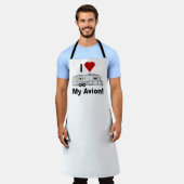 Tablier Avion Cook Apron- Perfect gift! One-size fits all! (Porté)