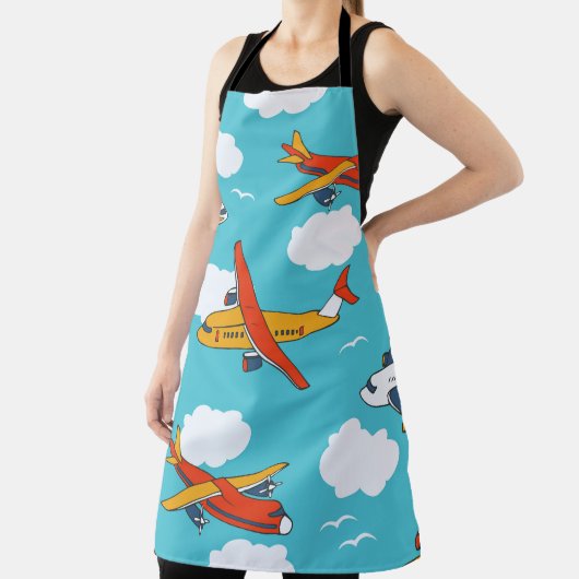 Tablier Avions et nuages, arrière-groupe sans soudure pour (Insitu)