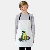 Tablier Avocado à Fitness avec Barbell (Porté)