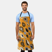 Tablier Avocado Love : Style Vintage bio (Porté)