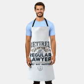 Tablier Avocat à la retraite Procureur à la retraite beauc (Porté)