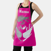Tablier Avoir Une Coupe De Java PERSONNALISER Hot Pink (Insitu)