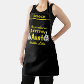 Tablier Awesome Aunt Apron - Custom Name Personalized (Insitu)