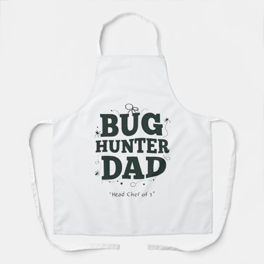 Tablier Awesome Bug Hunter Papa Apron Kitchenware Papa Cad (Recto)