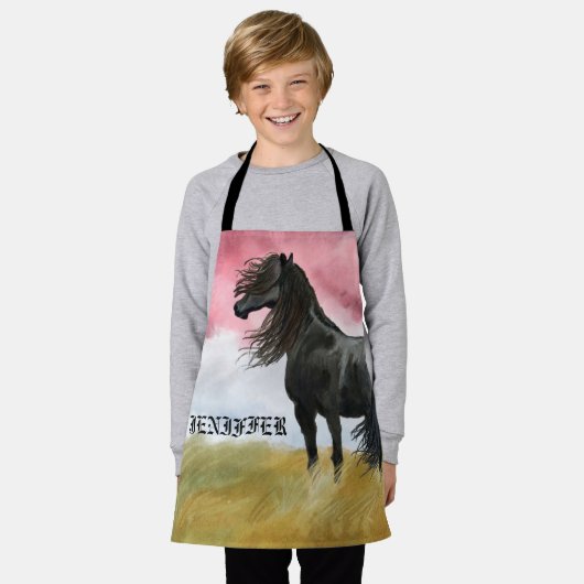 Tablier Awesome Horse (Porté)