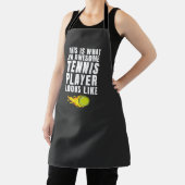 Tablier Awesome Tennis Player Athlete Sport Citation Dit (Insitu)