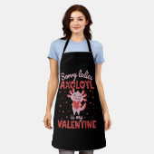 Tablier Axolotl est mon Valentin (Porté)