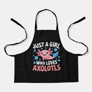 Tablier Axolotl Mignon Juste Une Fille Qui Aime Les Axolot