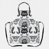 Tablier Aztec Art - Motif Lizard (Recto)