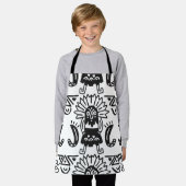 Tablier Aztec Art - Motif Lizard (Porté)