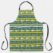 Tablier Aztèque jaune (Recto)