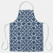 Tablier Azulejos Floral Carrelage Motif (Recto)