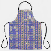 Tablier Azure Lattice Mosaic Geometric Pattern 1297 (Recto)