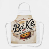 Tablier b.a.k.e apron drôle qoute (Recto)