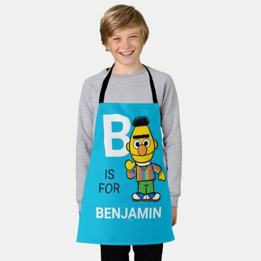 Tablier B est pour Bert | Ajouter Votre Nom (Porté)