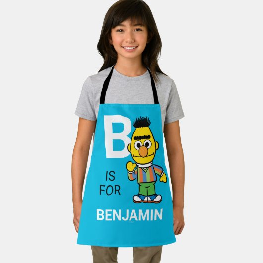 Tablier B est pour Bert | Ajouter Votre Nom (Insitu)