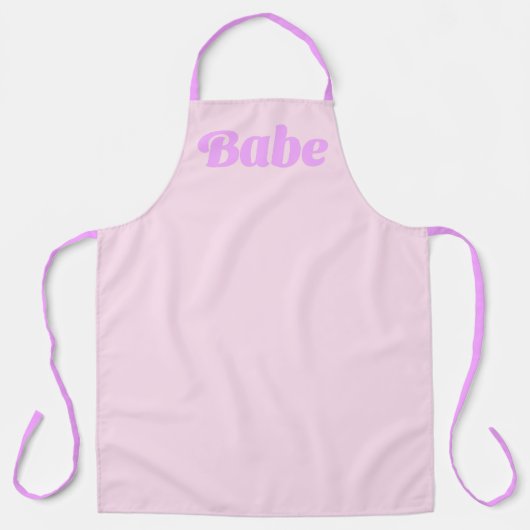 Tablier BABE Statement Apron – Cook Cute, Serve Confidence (Recto)