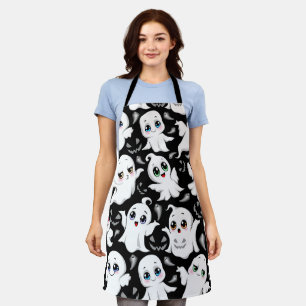Tablier Baby Ghosts Éffrayant mignon Halloween humeur