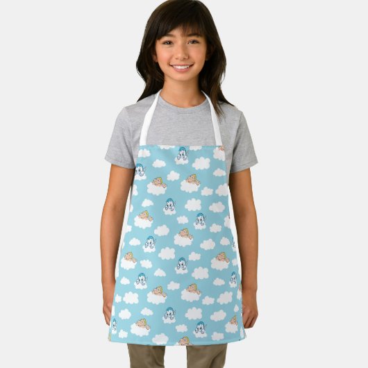 Tablier Baby Hercules and Pegasus Cloud Pattern Apron (Insitu)