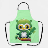 Tablier Baby Owl St Patrick Paddy Cartoon (Recto)