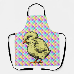 Tablier Baby Pâques Chic Multicolore Carré conception tabl