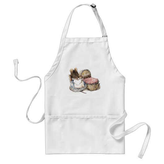 Tablier Baby shower Mère Dormouse (Devant)