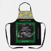 Tablier Baby Ultrasound Félicitations grand-mère (Recto)