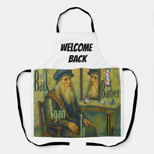 Tablier Back to the Barber (Recto)