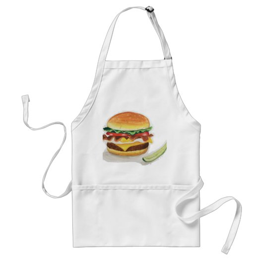 Tablier Bacon Cheeseburger Apron (Devant)