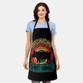 Tablier Bacon est mon esprit Animal Bacon Lover Grilling (Porté)