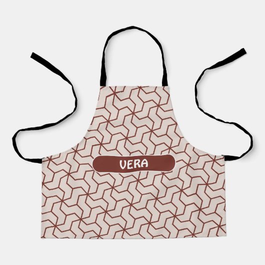 Tablier Bactérie Crème au chocolat Motif minimal (Recto)