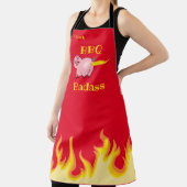Tablier Badass barbecue BBQ Bouton de cochon flamboyant (Insitu)